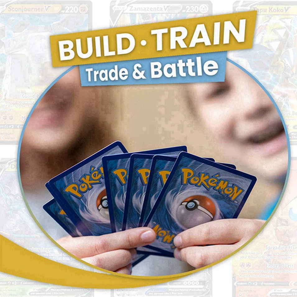 

60pcs Pokemon Shining Cards Box Display Booster Pokmon Playing Game VMAX MEGA GX EX English Carte Battle Trading Kids Toys Gift
