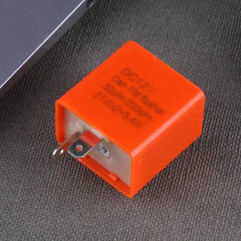 2 Pin LED Turn Signal Flasher Relay Motorcycle Adjustable Speed Flash | Автомобили и мотоциклы
