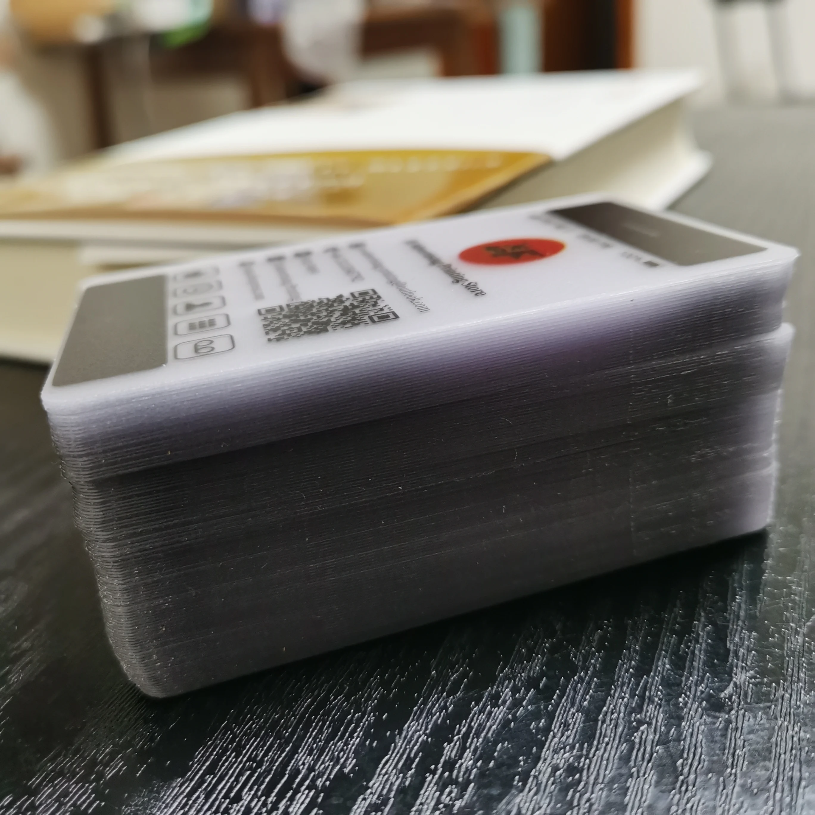 100 шт. INS четкая печать ПВХ визитная карточка прозрачные пластиковые