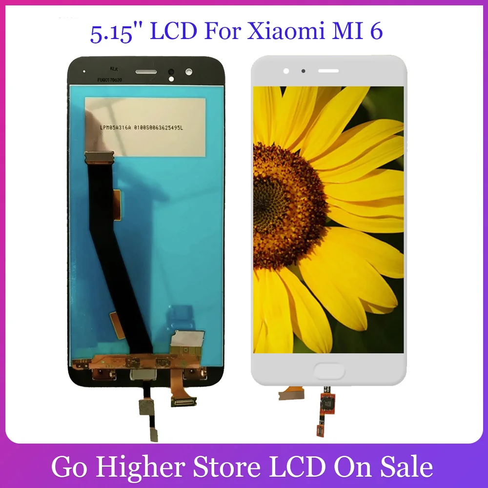 ЖК дисплей 5 15 ''для Xiaomi MI 6 M6 Mi6 сенсорный экран дигитайзер в сборе 1920x1080