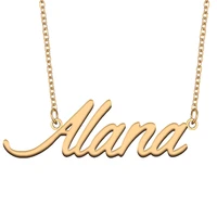 necklace with name alana for his her family member best friend birthday gifts on christmas mother day valentines day