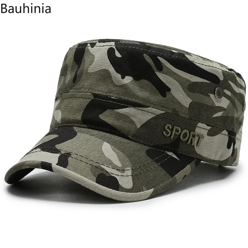 Men Tactical Camo Military Hats Camouflage Embroidery Flat Cap Male Baseball Caps Army Force | Аксессуары для одежды