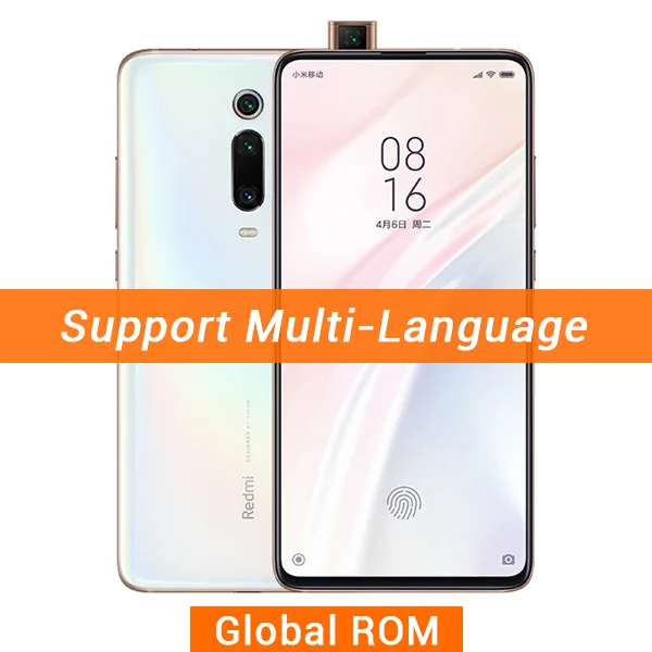 Мобильный телефон с глобальной ПЗУ Redmi K20 Pro, 6 ГБ ОЗУ, 128 Гб ПЗУ, Восьмиядерный процессор Snapdraon 855, 6,39 дюйма, 48мп, тройная камера, аккумулятор 4000 мАч, NFC - Цвет: Global ROM White
