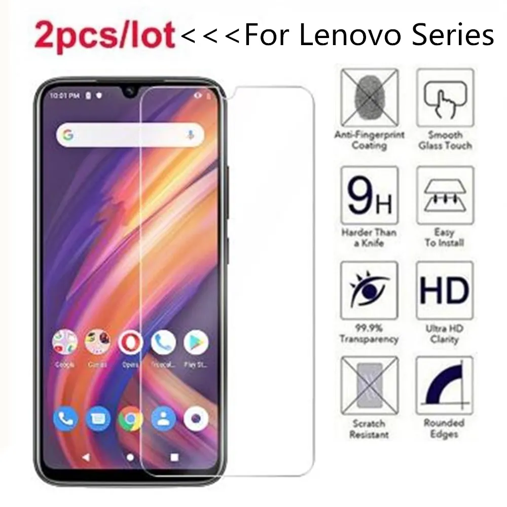 Закаленное стекло для Lenovo K10 Plus 2.5D Premium Защитная пленка экрана A6 K9 Note A5s K6 Z5 Enjoy Z6 Lite