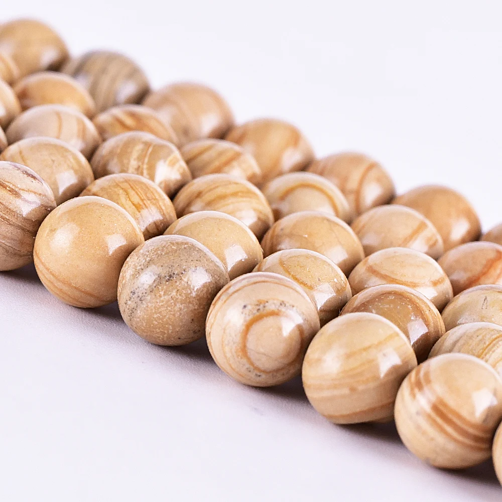 Бусины из натурального камня 15 дюймов | Украшения и аксессуары