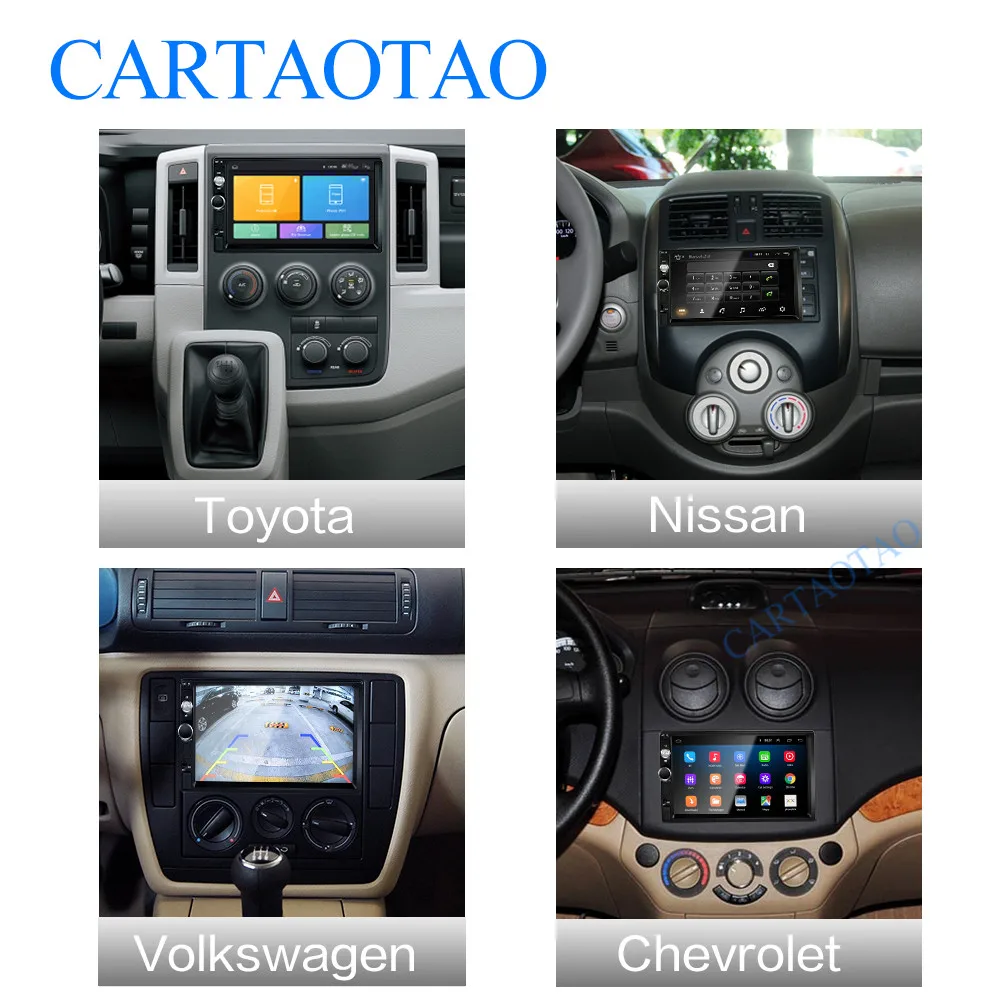 Автомагнитола 2 din 7 дюймов Android MP5 Bluetooth USB GPS WIFI ОЗУ Гб ПЗУ 32 Гб|Автомагнитолы| |