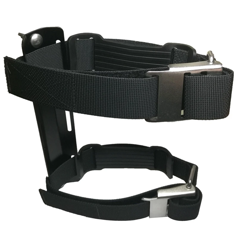 

ELOS-Aluminum Tech Scuba Diving Single Tank Adapter with 2 Tank Straps for Scuba Diving BCD Backplate Adapter System Set