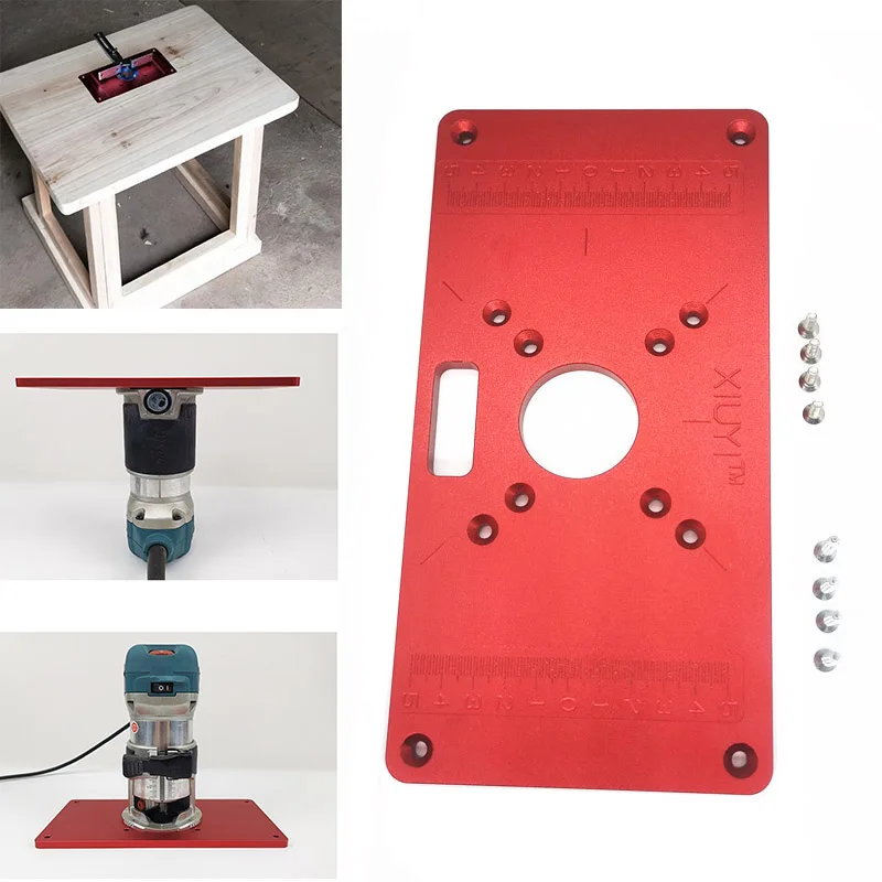 Обрезной станок для деревообработки флип Обложка пластина фрезерного стола вставная скамейки