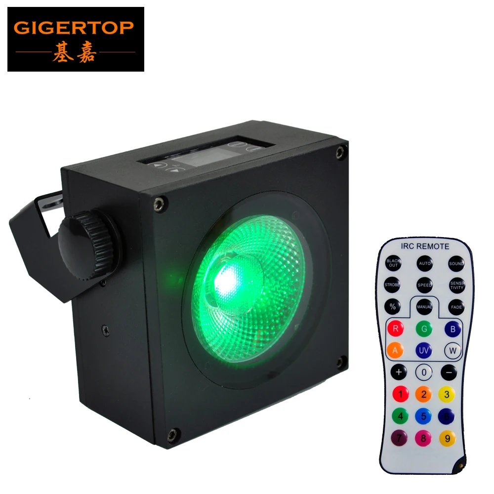 Gigertop TP-G3031-5IN1 1x30 Вт Луч эффект батареи беспроводной DMX Led Par Светильник RGBWA / RGBW UV
