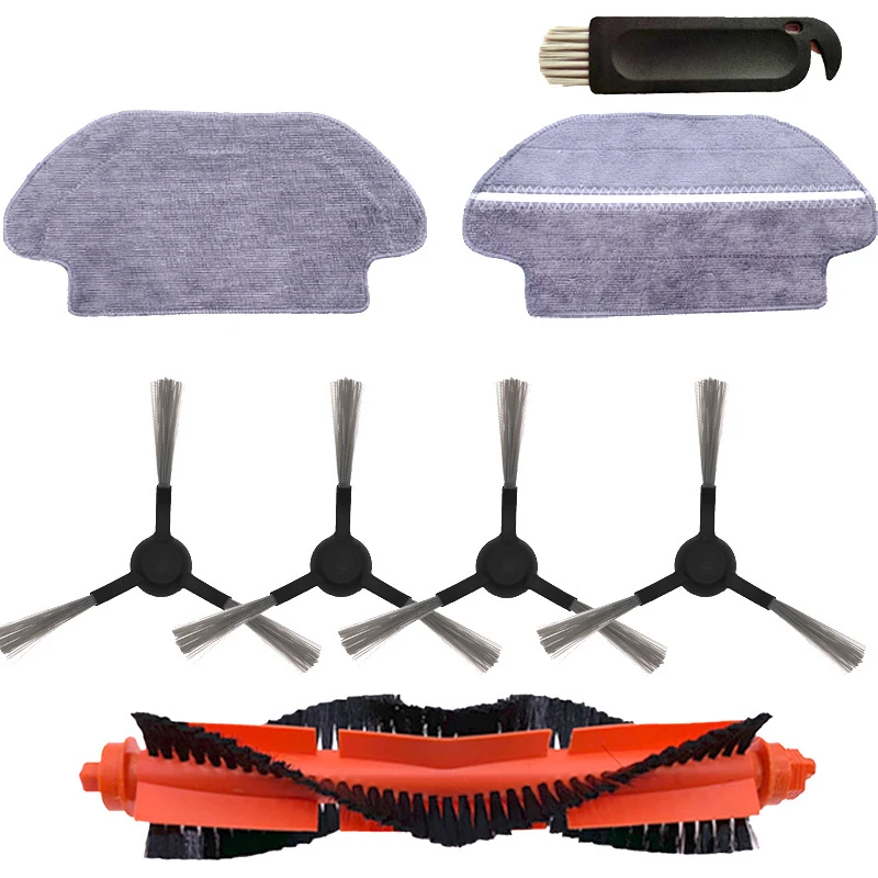 

Side Brush Mop Rag Main Brush For Mijia STYJ02YM Conga 3490 Vacuum Cleaner Parts Accessories Brush Cover Vacuum Cleaners Part