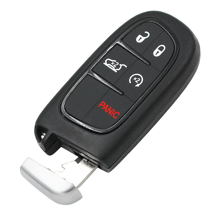 5/4 + 1 кнопка дистанционный смарт ключ брелок для Jeep Cherokee RAM 433MHz 7953M 4A чип FCC ID : GQ4