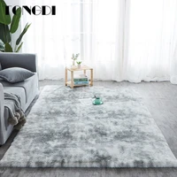 tongdi carpet mat soft elegant shaggy nursery woolly suede plush anti slip rug luxury decor for home bedroom parlour living room
