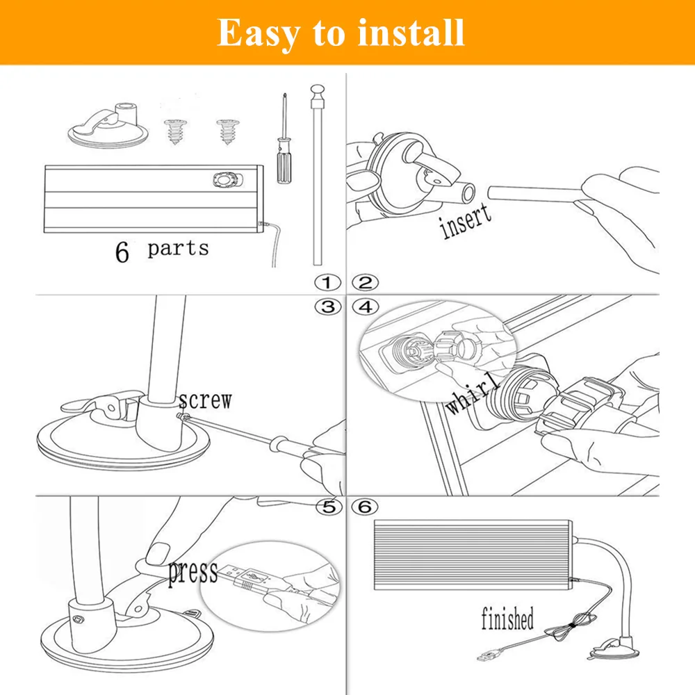 

BECAR Yellow White Led Stripe Line Board Paintless Dent Removal Repair Work Light Tool with Ajustment Holder White Light Reflect
