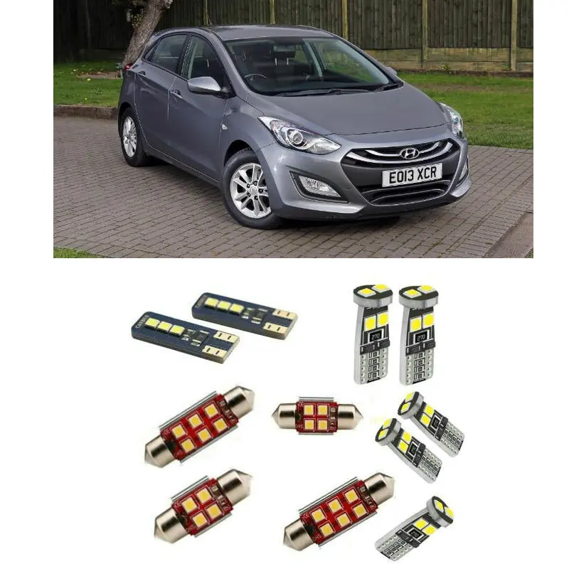 

Car Accessories Car Led Interior Light Kit For Hyundai i30 MK2 2012 - 2019 Error Free White 6000K Super Bright