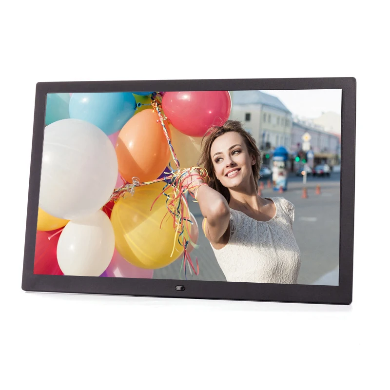 

Family 15 inch Screen LED Backlight HD 1280*800 Digital Photo Frame Electronic Album Picture Music Movie Full Function Good Gift