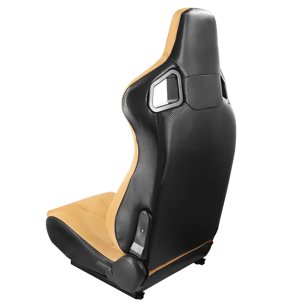 1 шт. спортивные сиденья Спортивные Коричневый Кожаный Автомобильный Брелок с