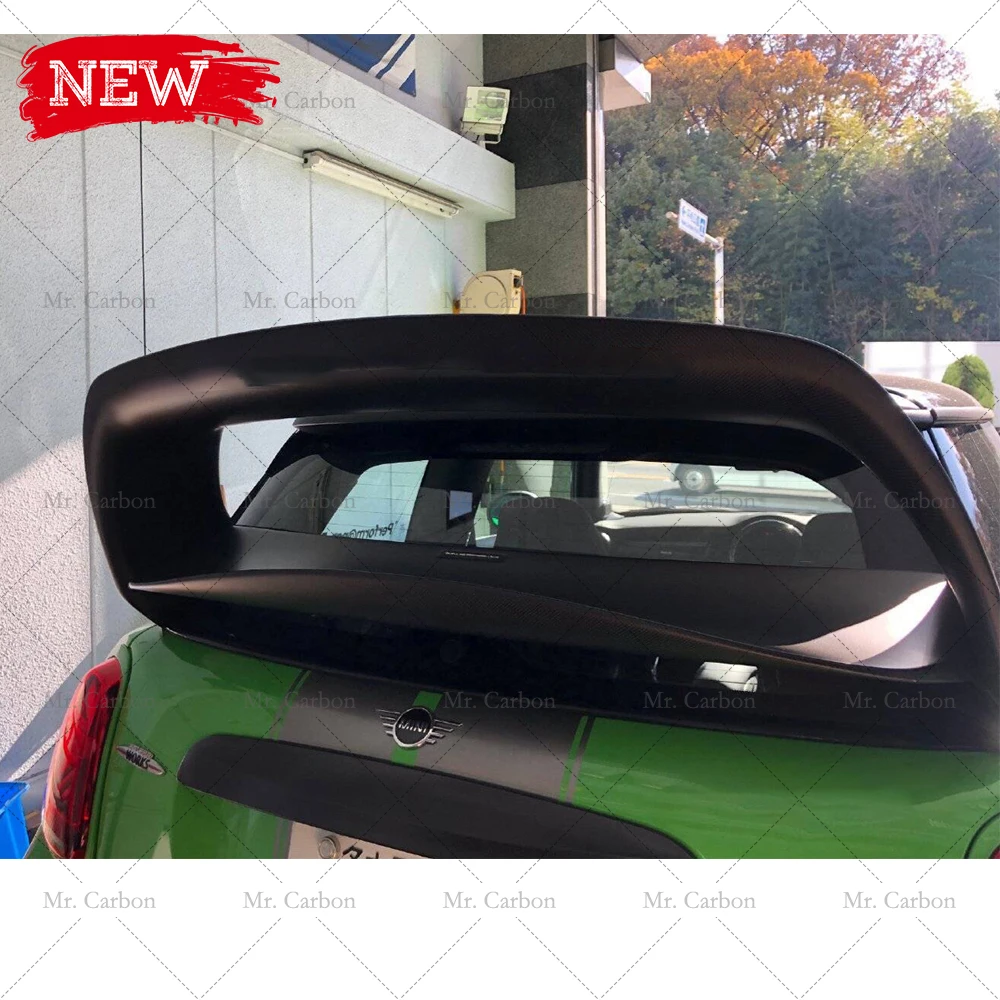 FOR F55 F56 F57 MINI WRC STYLE CARBON FIBER ROOF WING TRIM BODY KIT TUNING PART FRP REAR GT SPOILER RACING | Автомобили и