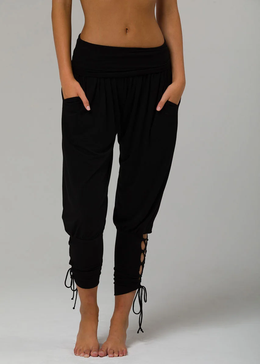 Брюки с завязками на щиколотке средневековые брюки викингов-навигаторов