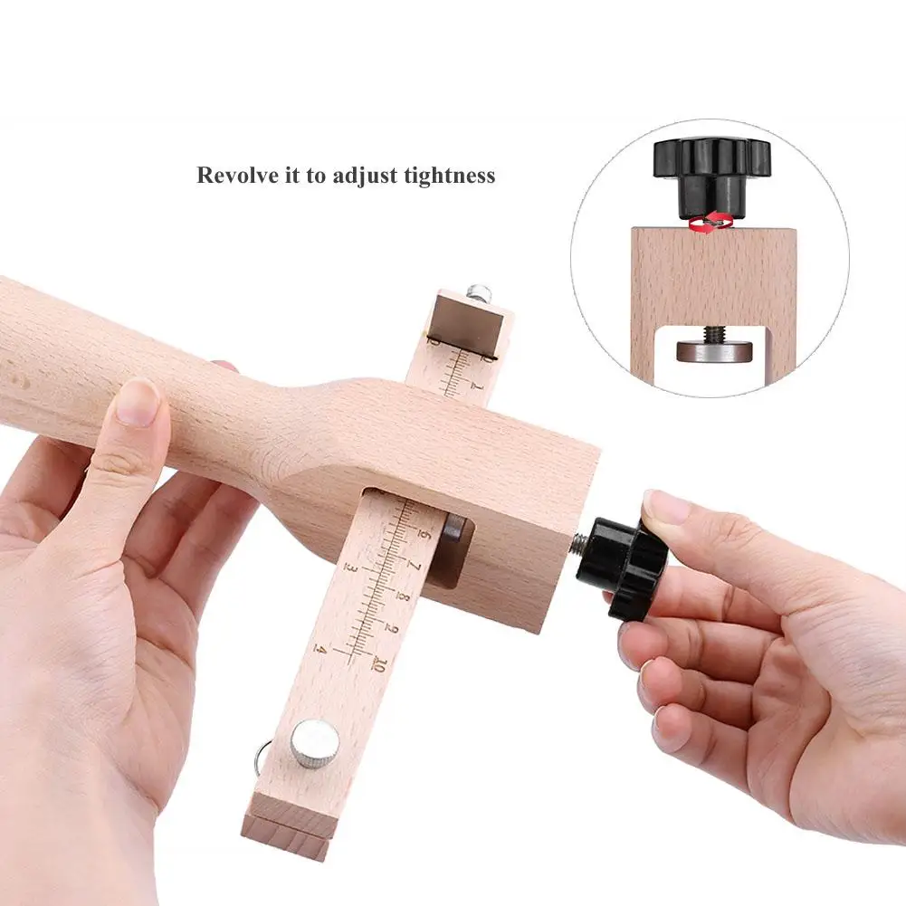 Регулируемый кожаный ремешок резак кожевенное ремесло полоса ремень DIY ручная резка деревянная лента резак с 5 острыми лезвиями кожаные инструменты
