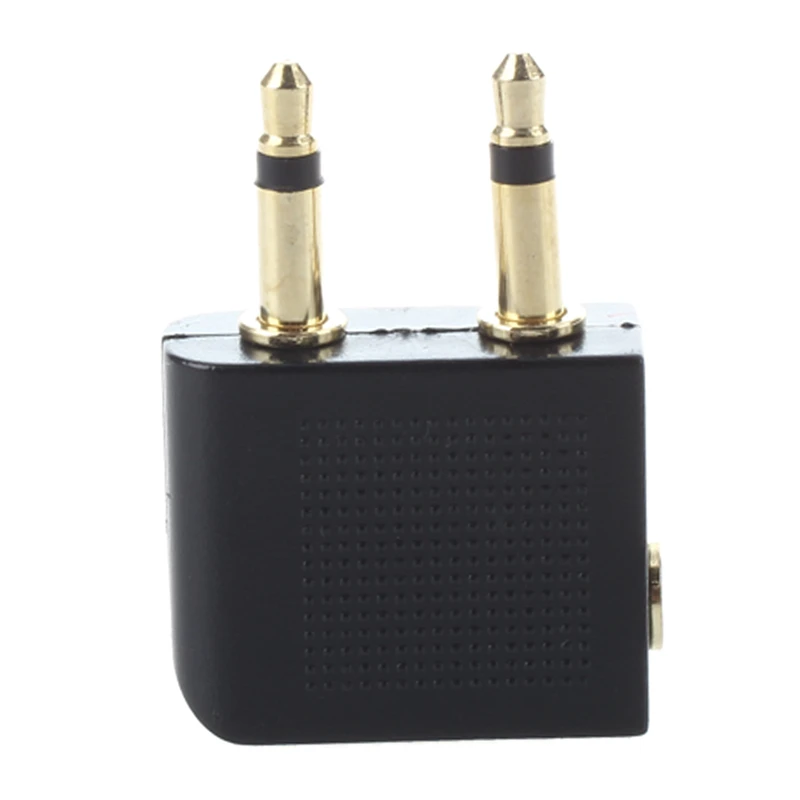 3.5 mm x 3 5 Aircraft Airline Travel Headphone Jack o Adapter |