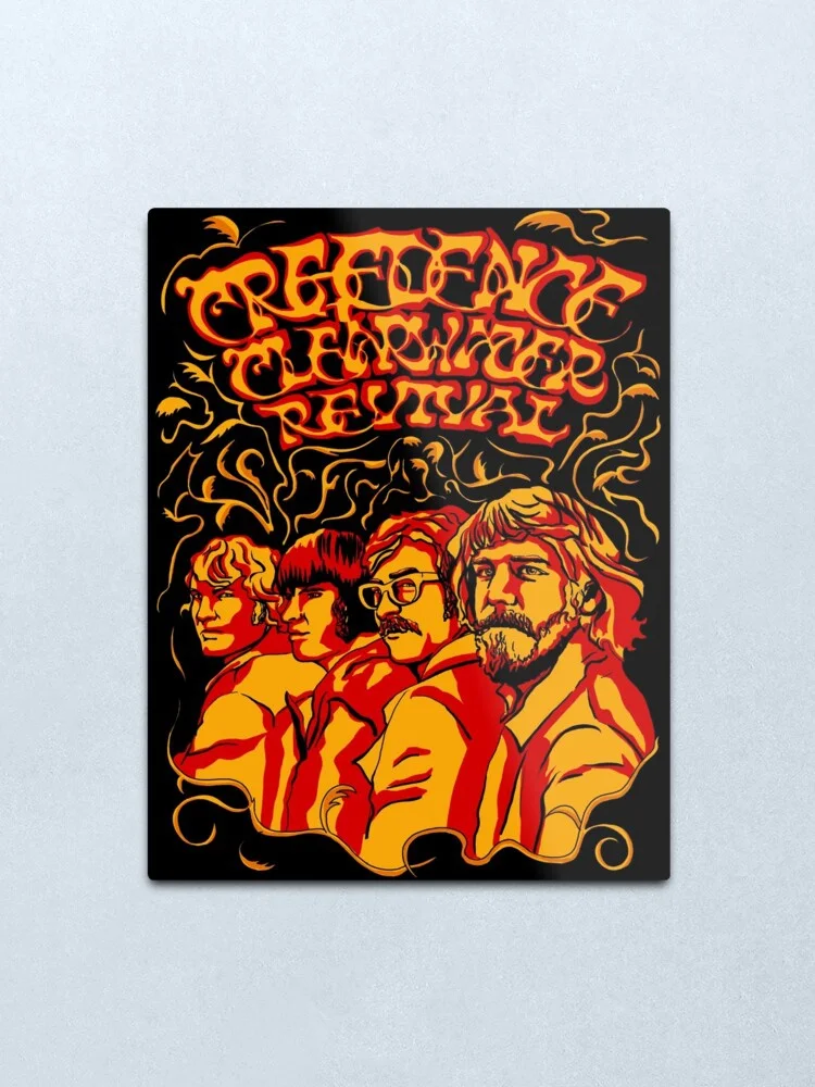 

Creedence Clearwater Revival, CCR Metal Print Wall Art Home Wall Decor Tin Sign