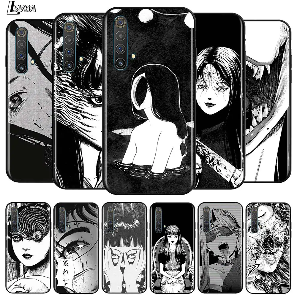 anime horror comics for oppo realme v15 x5 x3 x50 x7 x2 c17 c11 c3 c2 7 7i 6 6s 6i 5 narzo 20 pro black phone case free global shipping
