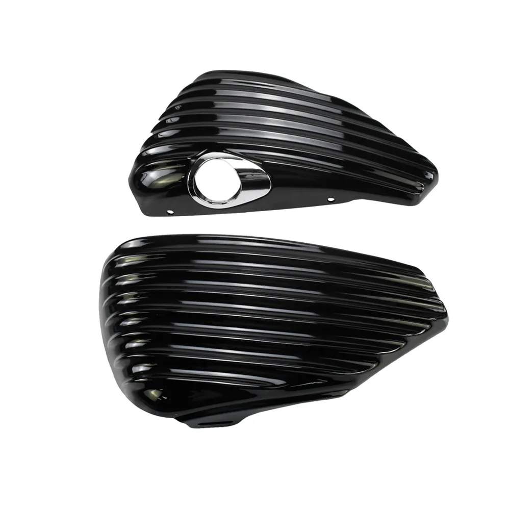 Боковая Крышка батарейного отсека мотоцикла черный обтекатель для Harley Sportster
