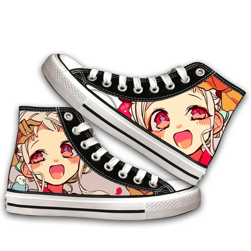 

Unisex Anime Toilet-Bound Hanako-kun Casual Ankle Canvas Shoes Yugi Amane Nene Yashiro Flat Bottom Student duck shoes Sneakers