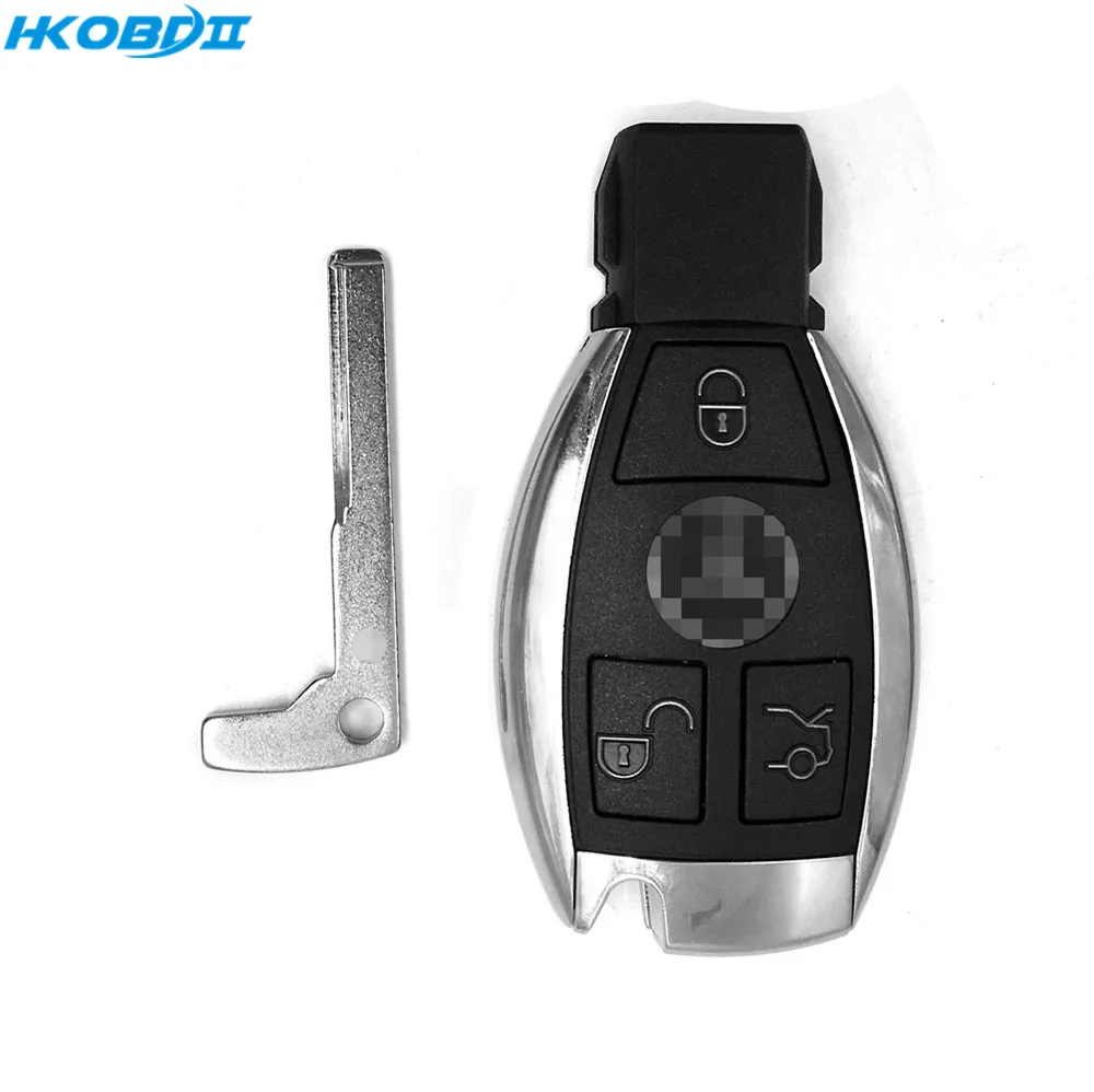 Умный дистанционный ключ HKOBDII для автомобиля 3 кнопки NEC BGA 315/433 МГц Mercedes Benz MB с