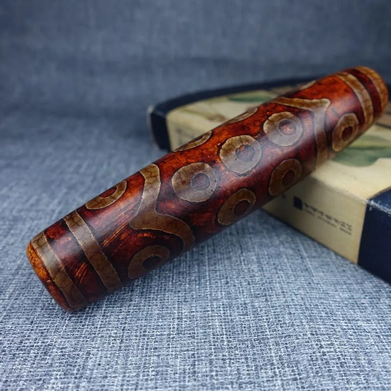 1 шт. древний Pure Feng Shui Агат старый Тибет ДЗИ * 21 глаза амулет подвеска талисман