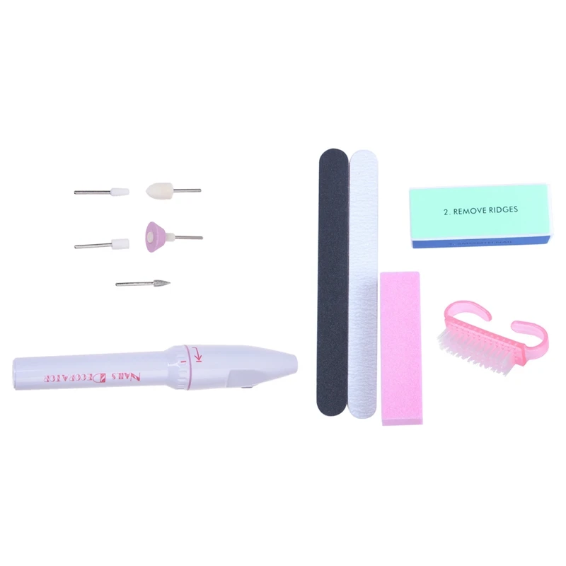 

Электрическая дрель для маникюра, набор для ухода за ногтями с 5 насадками