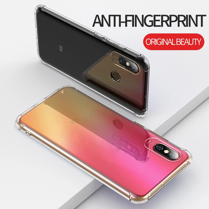 2-в-1 закаленное стекло + чехол для Redmi 7A Note 7 Защитный Чехол подушки силиконовые