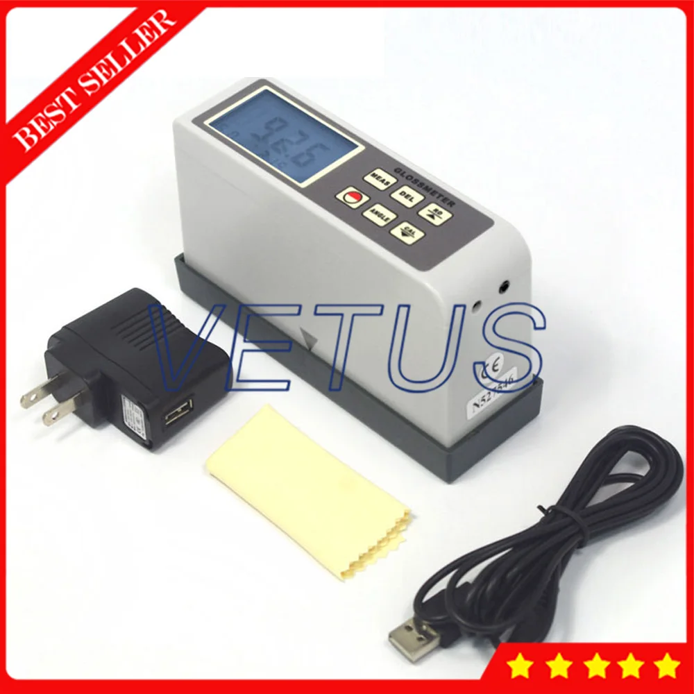 Paint Digital Gloss Meter Glossmeter 20 60 85 Three Angle AG-1268B 0.1~200GU Surface Cleaning Measurement Testing Equipment | Инструменты