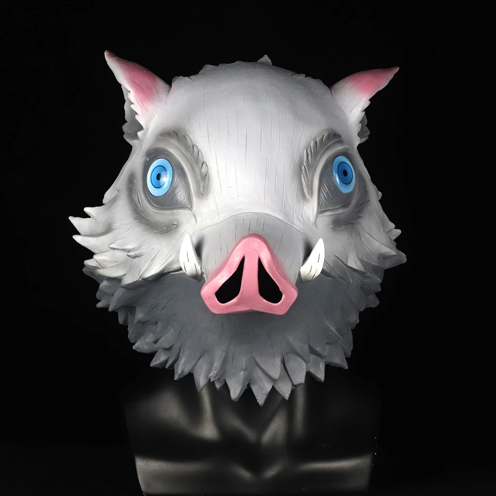 Маска для косплея из аниме рассекающий демонов латексные аксессуары костюма
