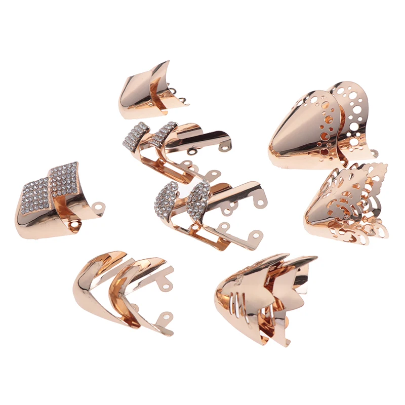 1 пара обувь на высоком каблуке металлический материал зажимы для обуви