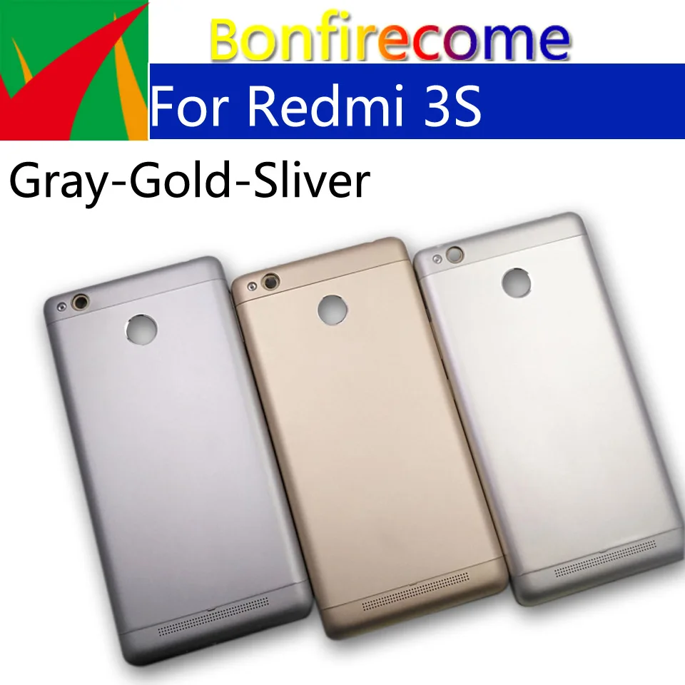 3S задняя крышка батарейного отсека для Xiaomi Redmi 3 задняя крышка батарейного отсека чехол на заднюю крышку для Redmi 3S Замена корпуса КОРПУСА