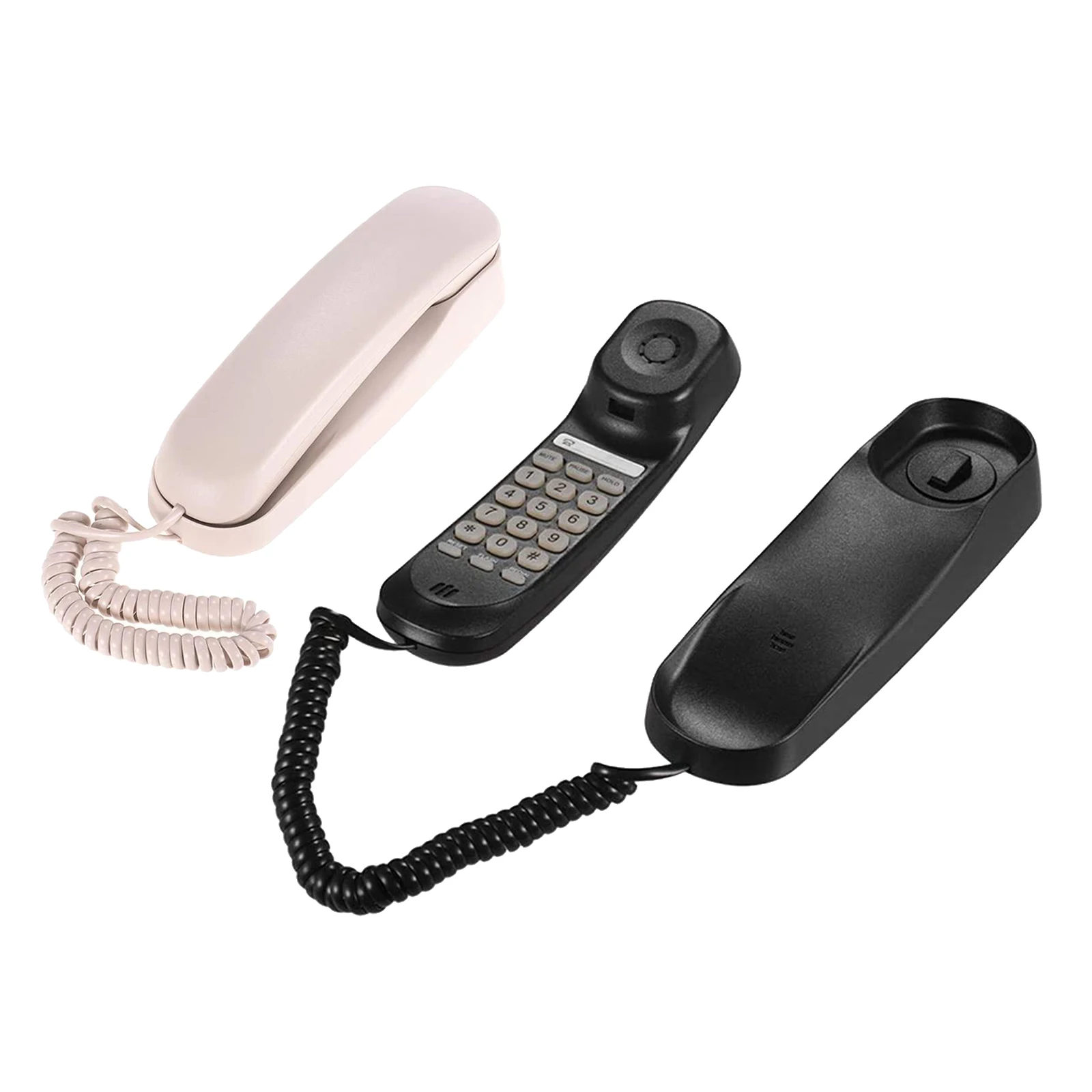 portable mini telephone wall mount landline extension mini phone for hotel family home telefon telefones free global shipping