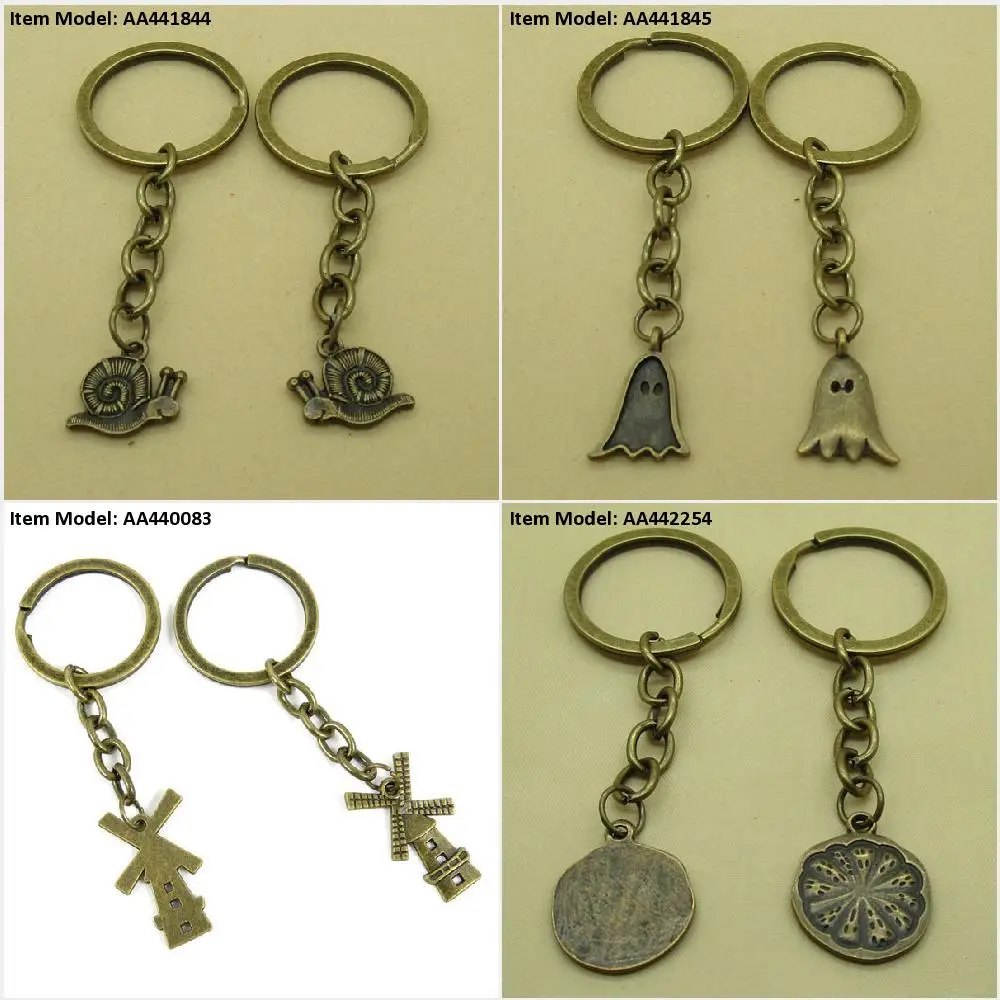 Брелок для ключей с изображением улитки призрака эльфа мельницы дома ювелирных