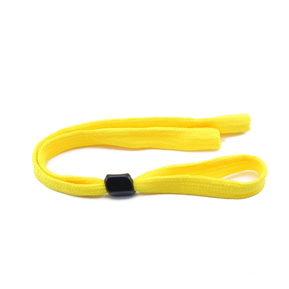 Yellow Модные спортивные очки, веревка, вязаный хлопковый держатель для очков, фиксатор, ремешок на шею, шнур, 3 цвета, аксессуары для очков - Цвет: Yellow