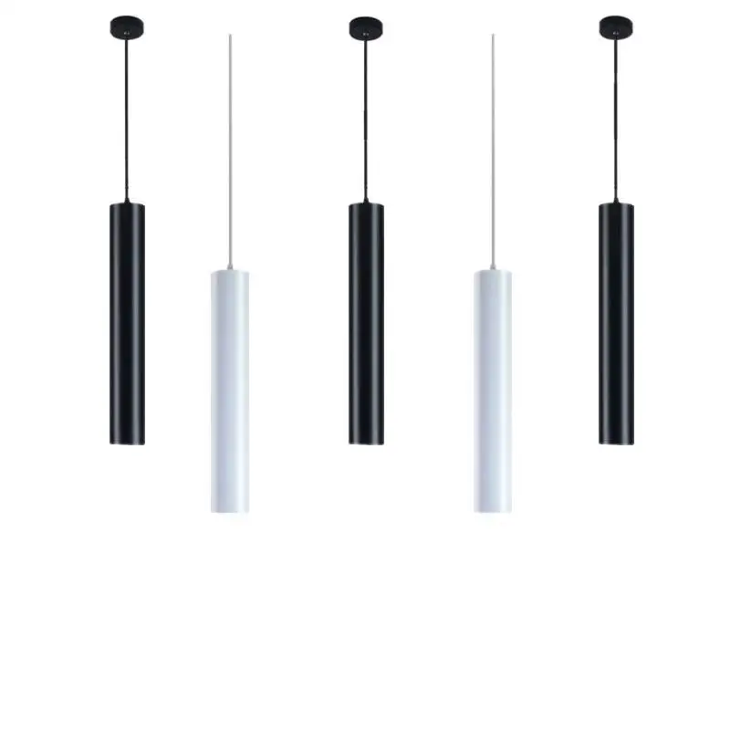 Dimmable длинные трубка подвесной светильник с висит Точечный 9 Вт 12 потолочный COB