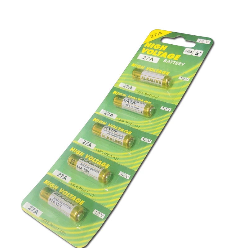 Набор щелочных батарей для автомобильной сигнализации 27A 12 В A27 G27A MN27 MS27 GP27A L828 V27GA