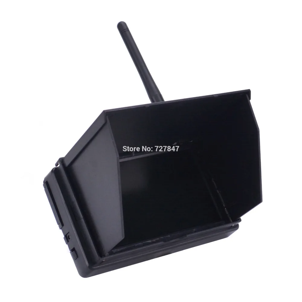 800TVL FPV CCD камера NTSC/PAL переключаемый с OSD Регулируемый 25 МВт/100 мВт/200 мВт+ 5,8 Г 48CH 4,3 дюйма ЖК-монитор FPV Reciever