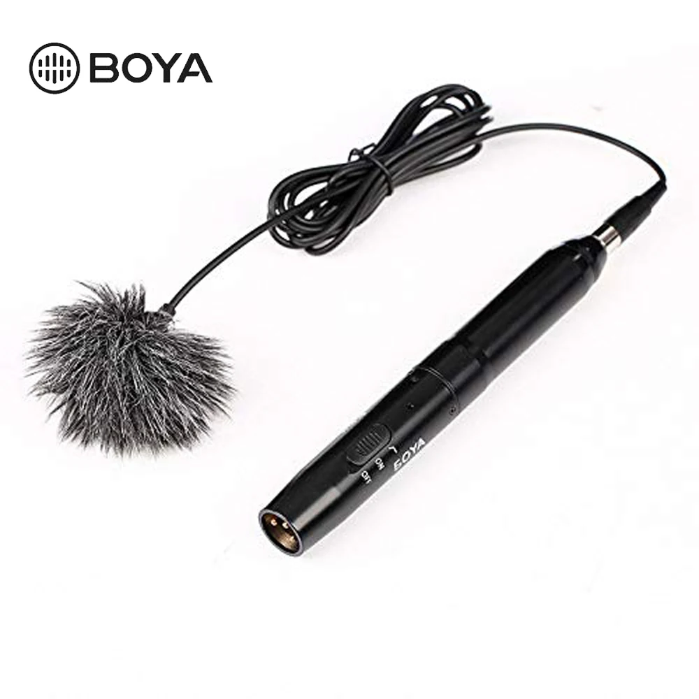 BOYA BY-M11OD профессиональная всенаправленная XLR Lavalier микрофонная система для