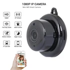 V380 экшн-камера с Wi-Fi IP Камера HD 1080P Беспроводной Крытый Камера ночного видения двухстороннее аудио Обнаружение движения Видеоняни и радионяни безопасности Камера