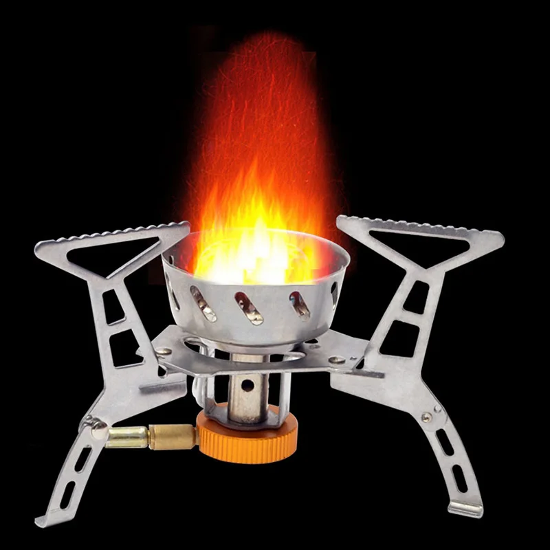 Портативная газовая плита складывающаяся алюминиевая горелка подшипник