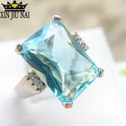 Кольцо женское из серебра 925 пробы с фианитом, 5 цветов