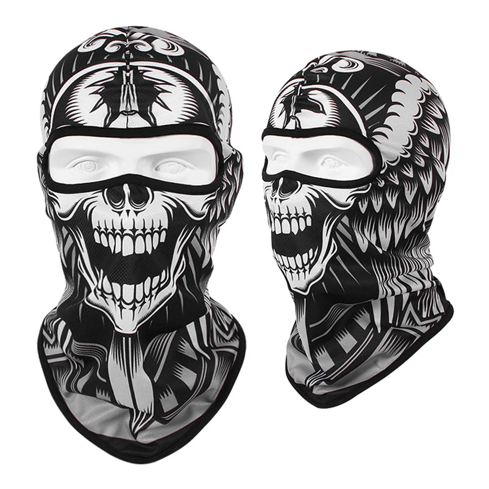 SBX01-04 HEROBIKER новая зимняя Балаклава мотоциклетная маска для лица из лайкры Байкерская штормовка Лыжная маска ветрозащитная мотоциклетная маска - Цвет: SBX01-04