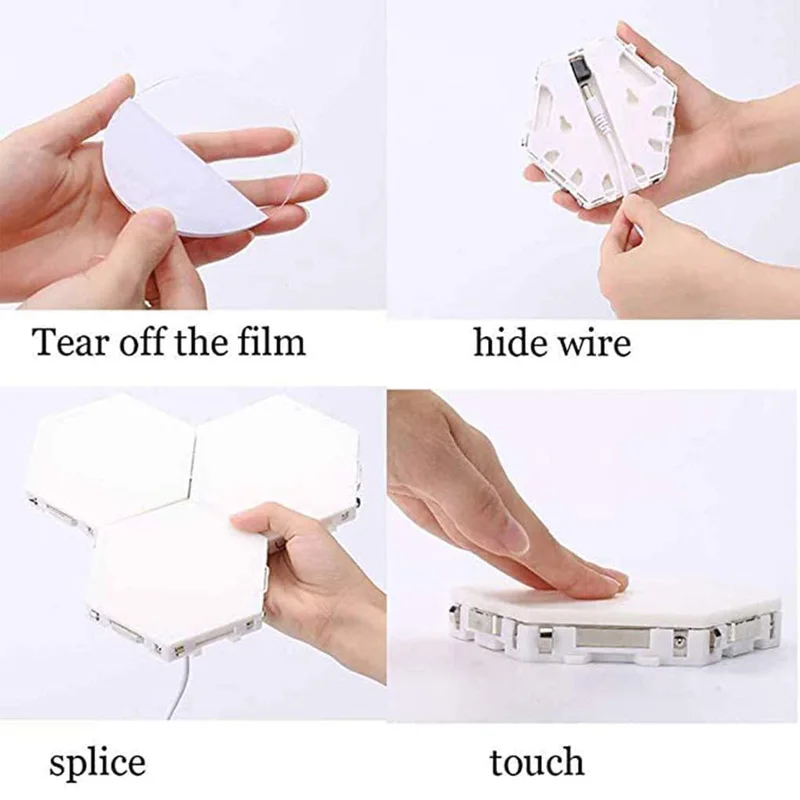 Умная настенная Квантовая лампа led модульный сенсорный светильник ing