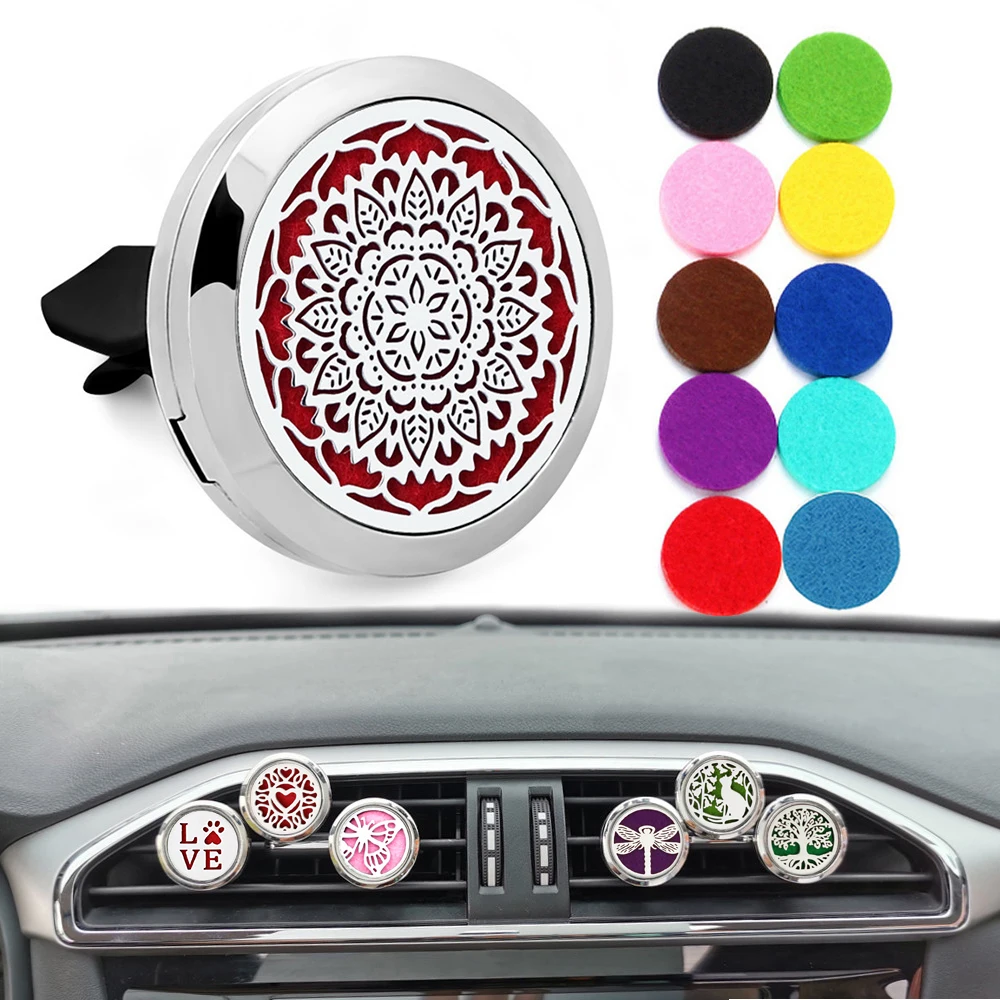 Мандала автомобиля медальон с распылителем для ароматического масла