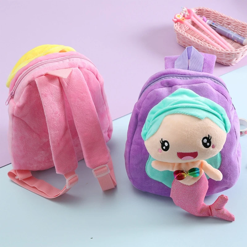 

Kids Girls Plush Backpack Children Schoolbag Cute Rucksack Small Travel Daypack